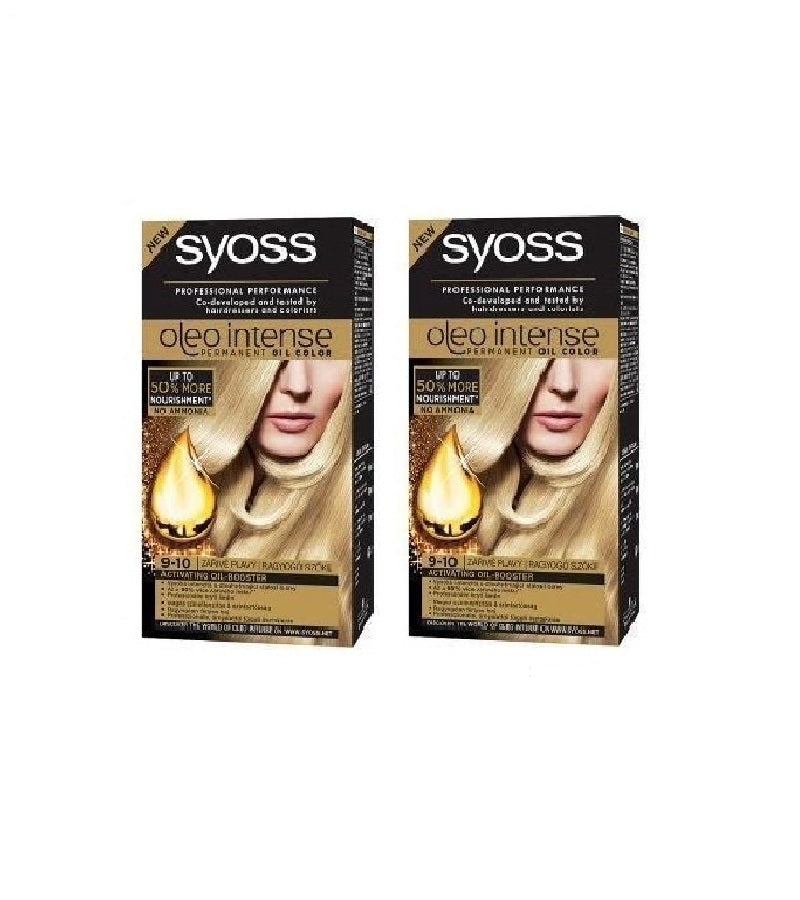2xPacks Syoss Oleo Professional Performance Intense Oil Hair Coloration - 24 Varieties
