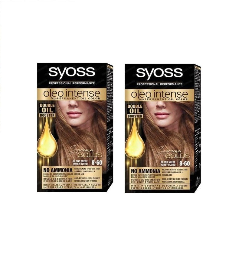 2xPacks Syoss Oleo Professional Performance Intense Oil Hair Coloration - 24 Varieties