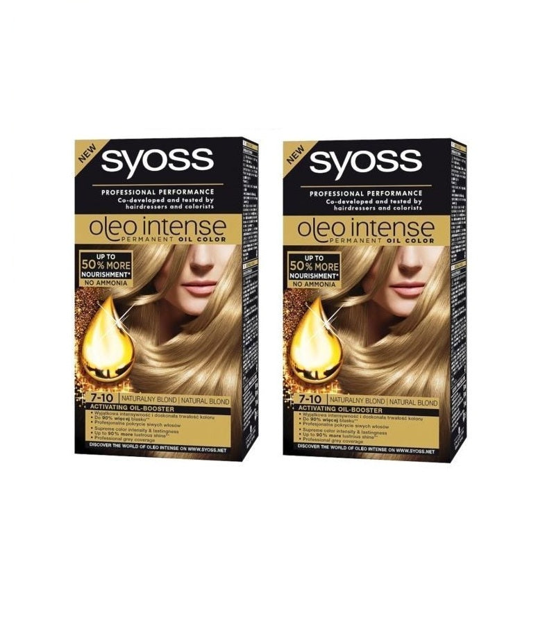 2xPacks Syoss Oleo Professional Performance Intense Oil Hair Coloration - 24 Varieties