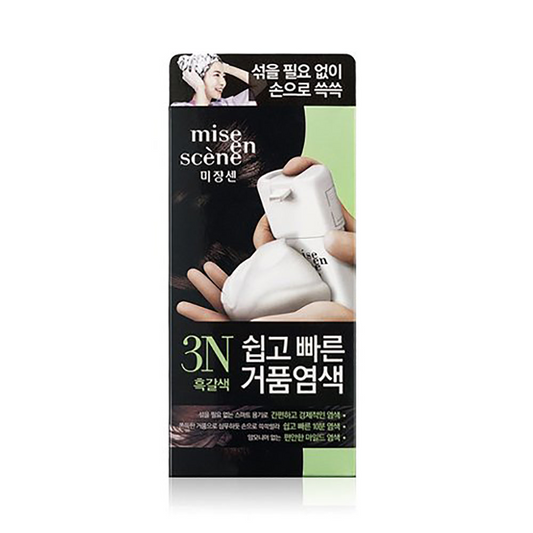 Mise En Scene Easy and Quick Foam Dyeing 3N Black Brown