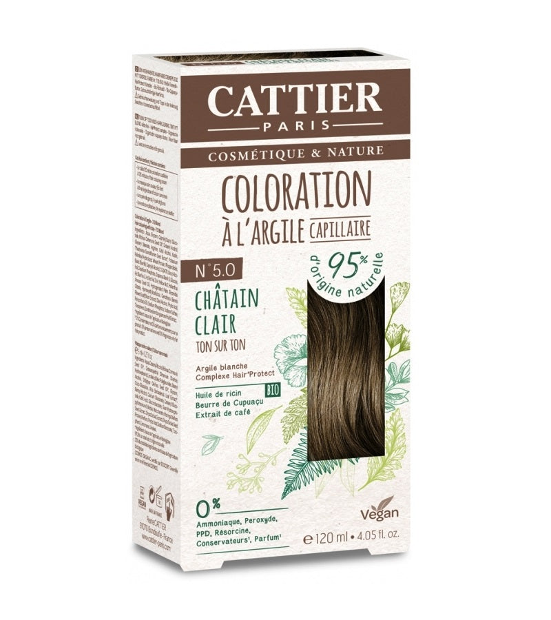 Cattier White  Clay Semi-Permanent Hair Color Kit - 20 Shades