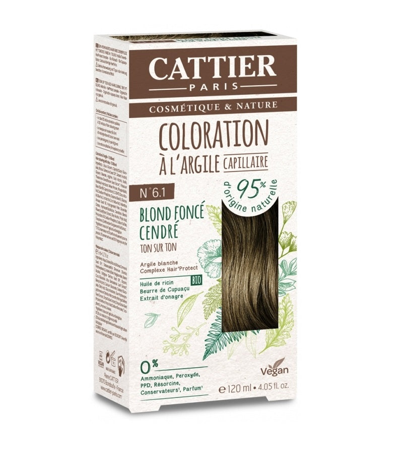 Cattier White  Clay Semi-Permanent Hair Color Kit - 20 Shades