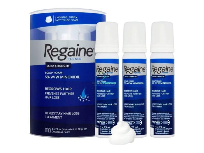 Regaine (minoxidil) 5% Foam For Men - 3 Month Supply