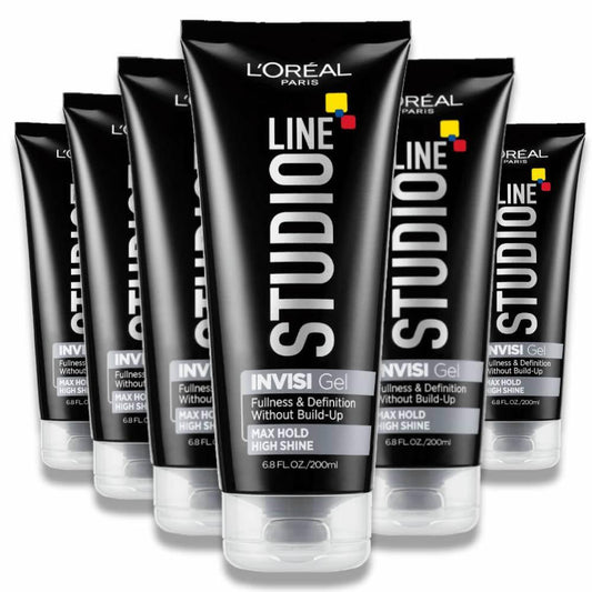 L'Oreal - Studio Line Fullness and Definition Hair Styling Gel - 6.8 Oz - 6 Pack